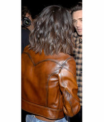 SelenaGomezWaxedClassicBrownLeatherJacket_2