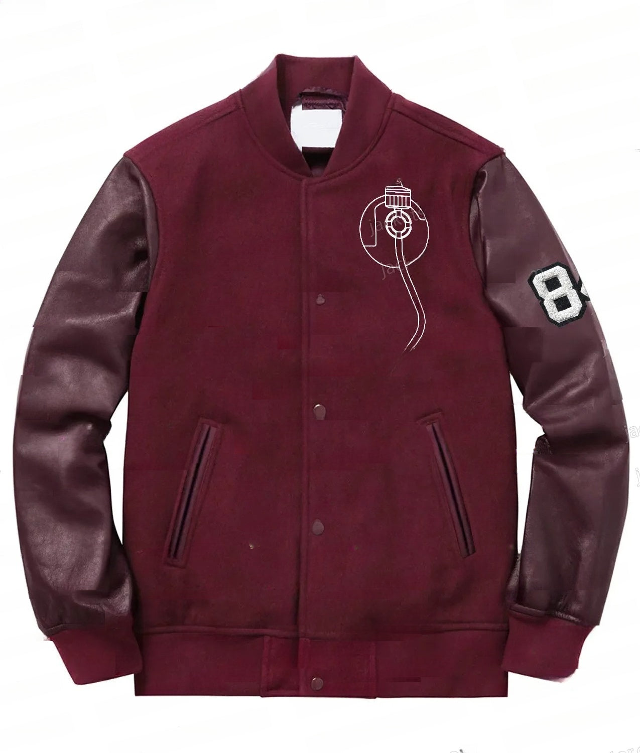 SnoopDoggHouseParty2023VarsityMaroonJacket_2