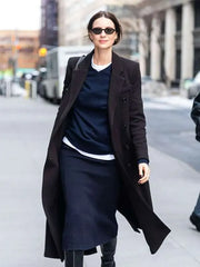 Street Style 2026 Caitriona Balfe Wool Coat