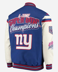 New York Giants Super Bowl Jacket