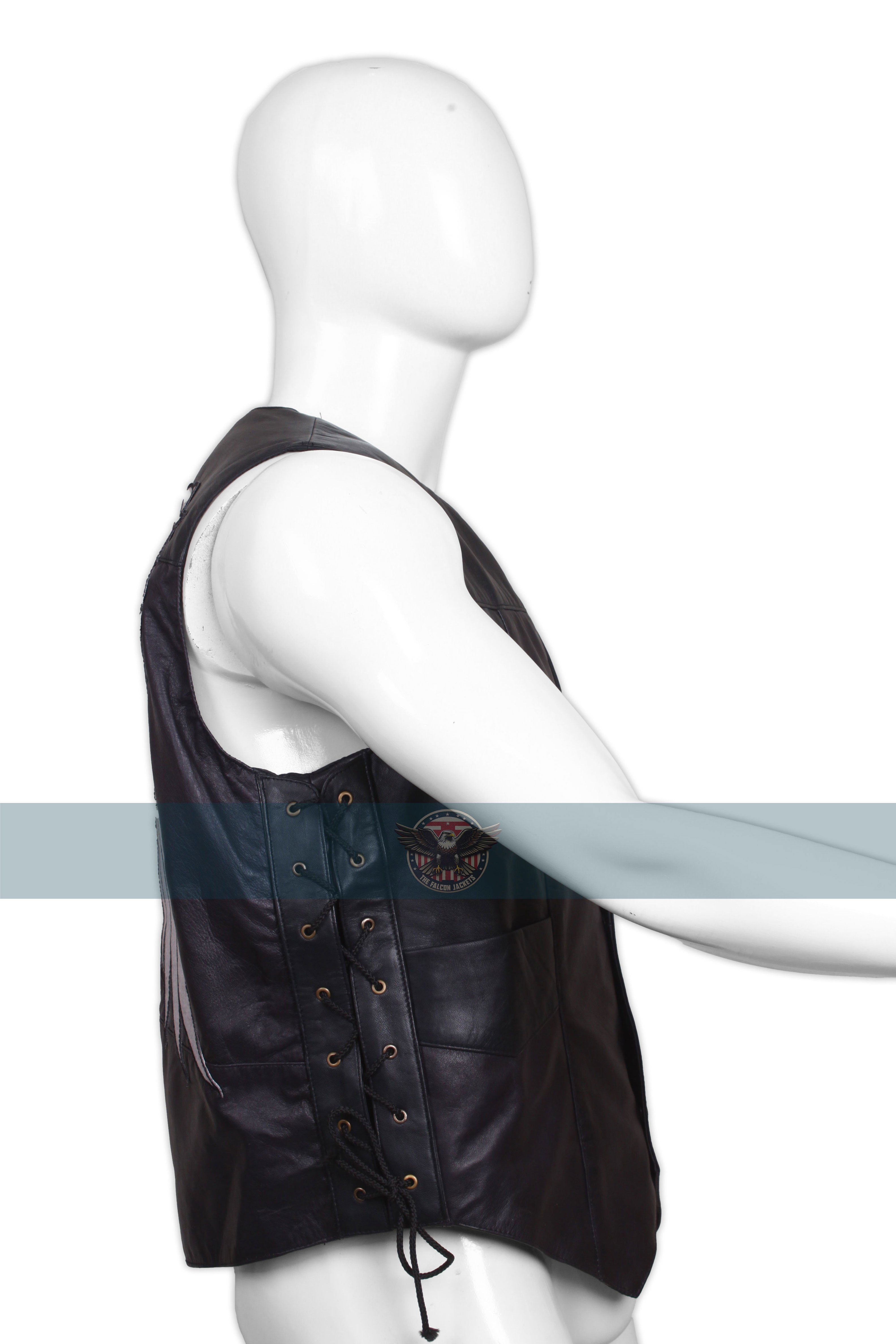 The Walking Dead Inspired Leather Angel Wings Vest