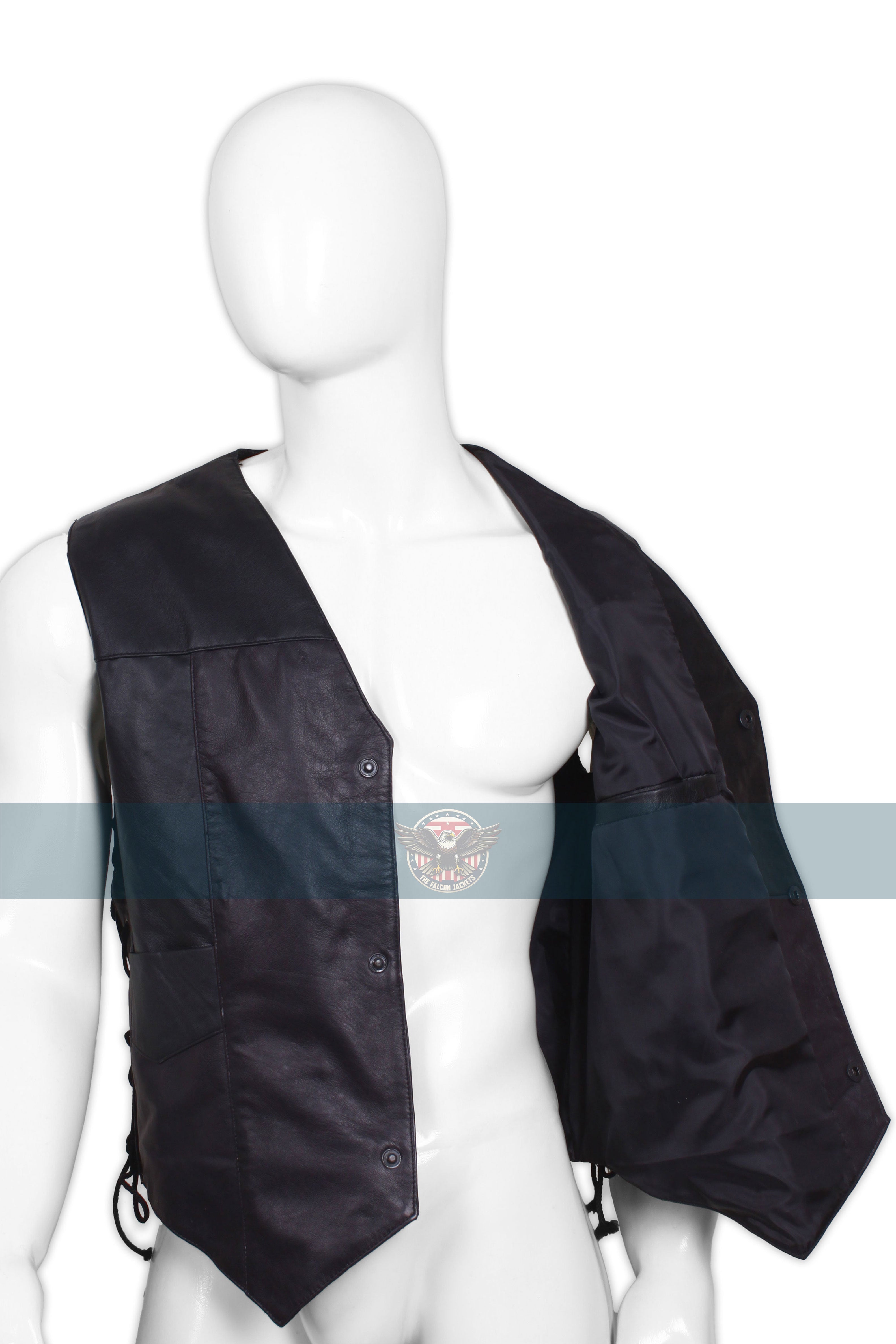 The Walking Dead Inspired Leather Angel Wings Vest