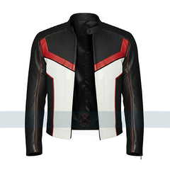 Mister Terrific Black Leather Jacket