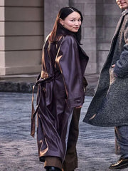 Sophie Baek Bridgerton S04 Leather Trench Coat