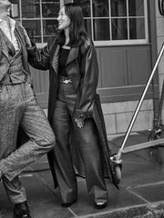 Sophie Baek Bridgerton S04 Leather Trench Coat
