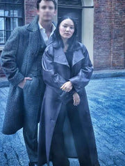 Sophie Baek Bridgerton S04 Leather Trench Coat