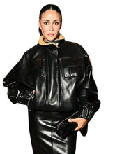 NYFW 2026 Tamara Kalinic Black Leather Jacket