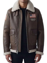 Olympics 2026 Team USA Leather Jacket