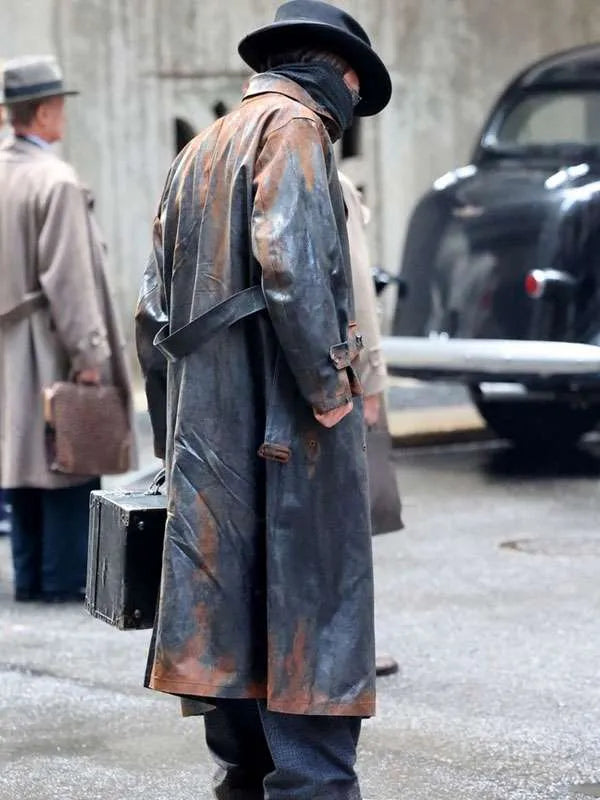 Christian Bale The Bride Black Leather Coat