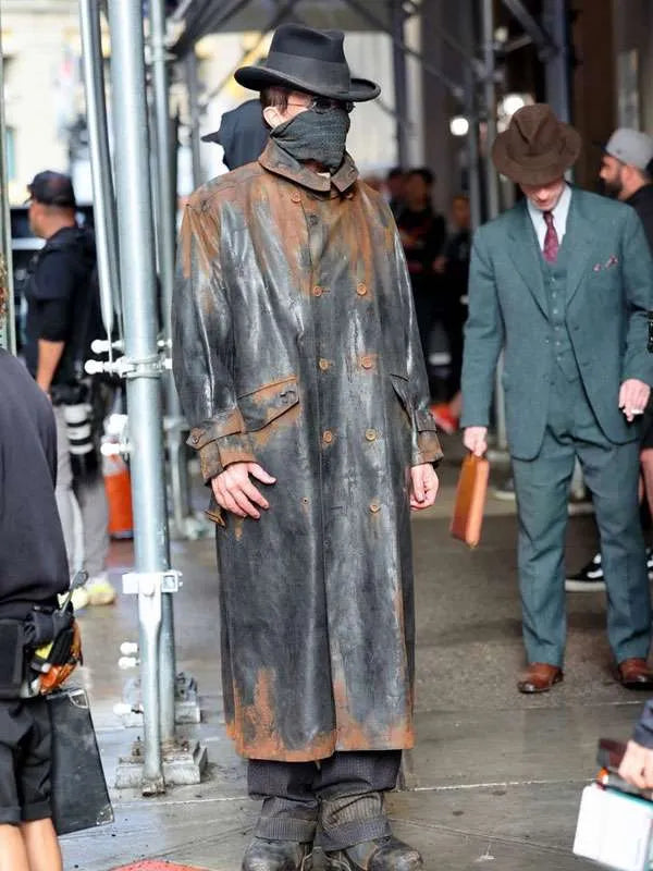Christian Bale The Bride Black Leather Coat