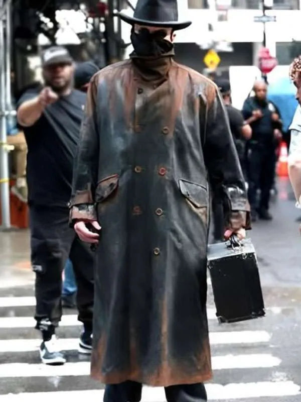 Christian Bale The Bride Black Leather Coat