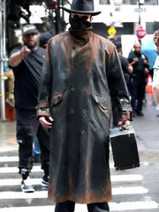 Christian Bale The Bride Black Leather Coat