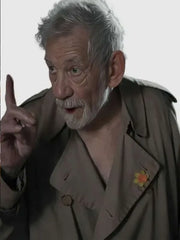 Ian McKellen The Christophers 2026 Brown Coat