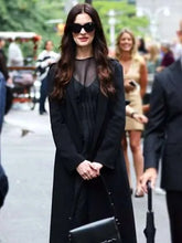 The Devil Wears Prada 2 Andy Sachs Black Wool Coat