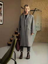 The Flight Attendant Kaley Cuoco Gray Coat