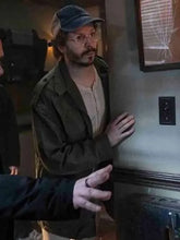 Michael Cera The Running Man 2025 Green Jacket