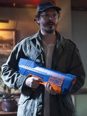 Michael Cera The Running Man 2025 Green Jacket