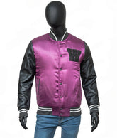 The Weeknd Letterman Purple Jacket