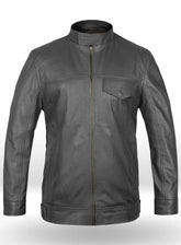 Transformers 3 Shia Labeouf Grey Leather Jacket