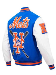 New York Mets Game Day Varsity Jacket for Men & Women