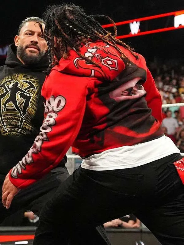 Jacob Fatu WWE RAW 2026 Red Wolf Jacket