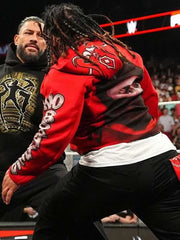 Jacob Fatu WWE RAW 2026 Red Wolf Jacket
