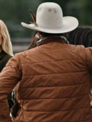 Ryan Bingham Yellowstone Season 4 Walker Puffer Jacket