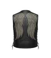 The Walking Dead Inspired Leather Angel Wings Vest
