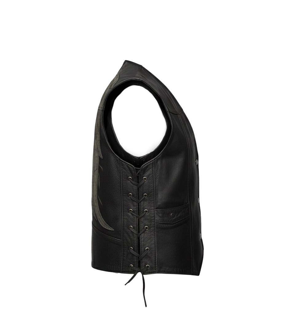 The Walking Dead Inspired Leather Angel Wings Vest