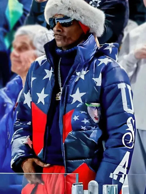 Winter Olympics 2026 Snoop Dogg Speed Puffer Jacket