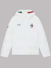 Winter Olympics 2026 Team Italy White Puffer Jacket