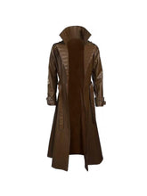 X-Men Gambit Cosplay Leather Trench Coat