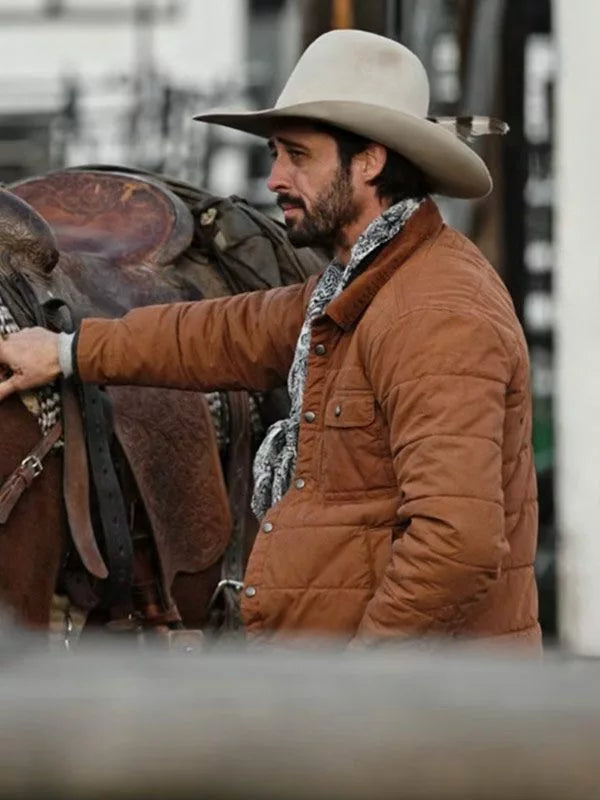 Ryan Bingham Yellowstone Season 4 Walker Puffer Jacket