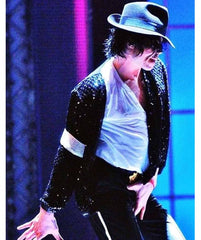 Billie Jean Michael Jackson Black Sequin Jacket