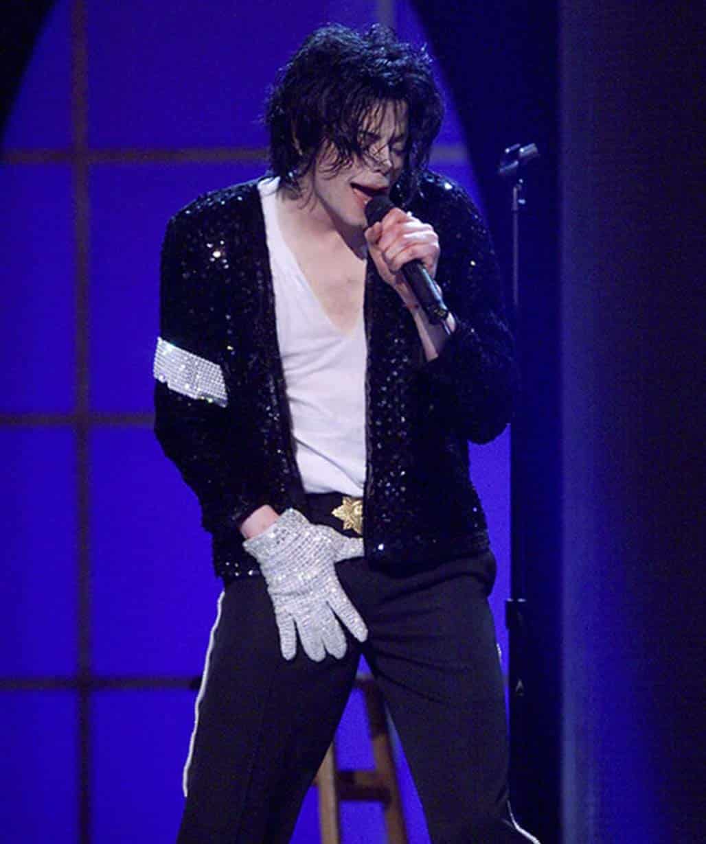 Billie Jean Michael Jackson Black Sequin Jacket