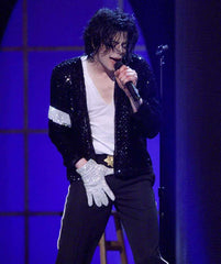 Billie Jean Michael Jackson Black Sequin Jacket