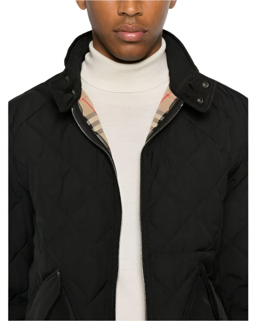 Burberry Men's Black Harrington Jacket