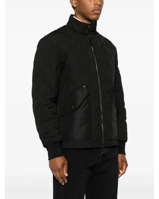 Burberry Men's Black Harrington Jacket