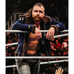 WWE Dean Ambrose Blue Shearling Jacket