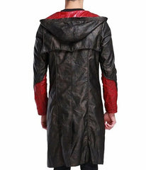 DMC Dante Leather Hooded Coat