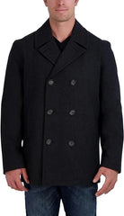 Mens Blazer Coat | Classic Double Breasted Peacoat