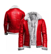 Men A2 Bomber Christmas Santa Clause Jacket
