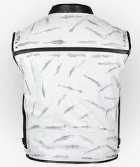 Han Solo Star Wars Story White Leather Vest