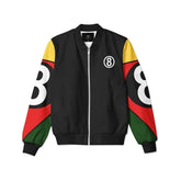 Vintage 8 ball Pool Parachute Black Bomber Jacket