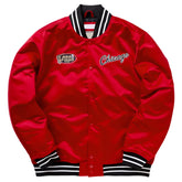 Chicago Bulls Heavyweight Red Satin Jacket
