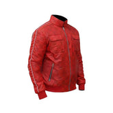 Red Halloween Cosplay Bomber Jacket
