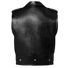 Full Grain Leather Biker vest