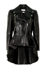 Peplum Jacket in Black
