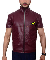 Tim Drake Red Robin Batman Arkham City Leather Vest