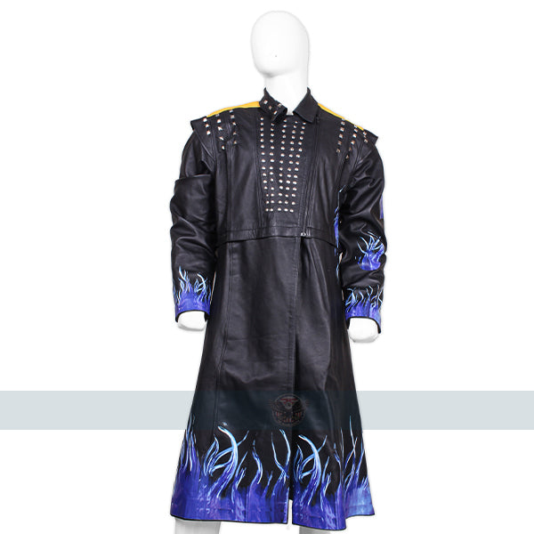 Descendants 3 Hades Leather Trench Coat